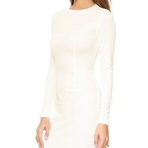 5th and Mercer white dress 2 long sleeves
